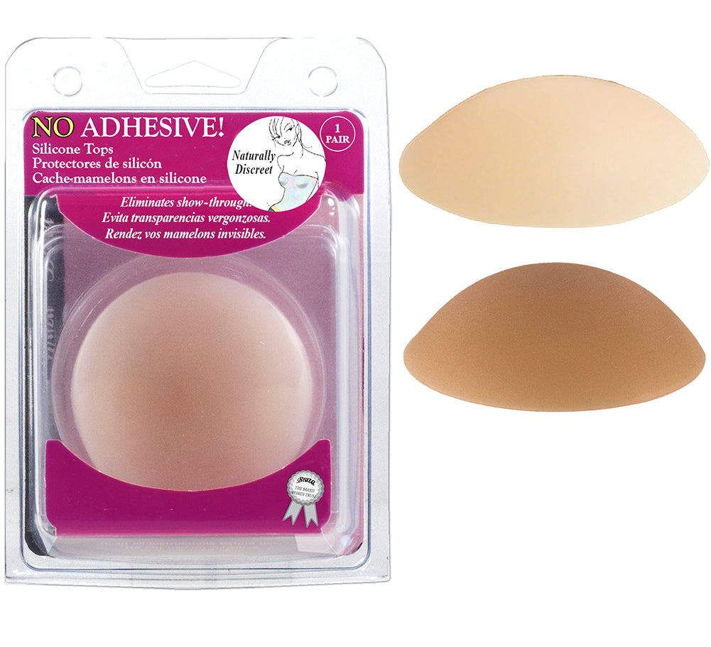 Braza No Adhesive Silicone Tops S/7930 - Beige