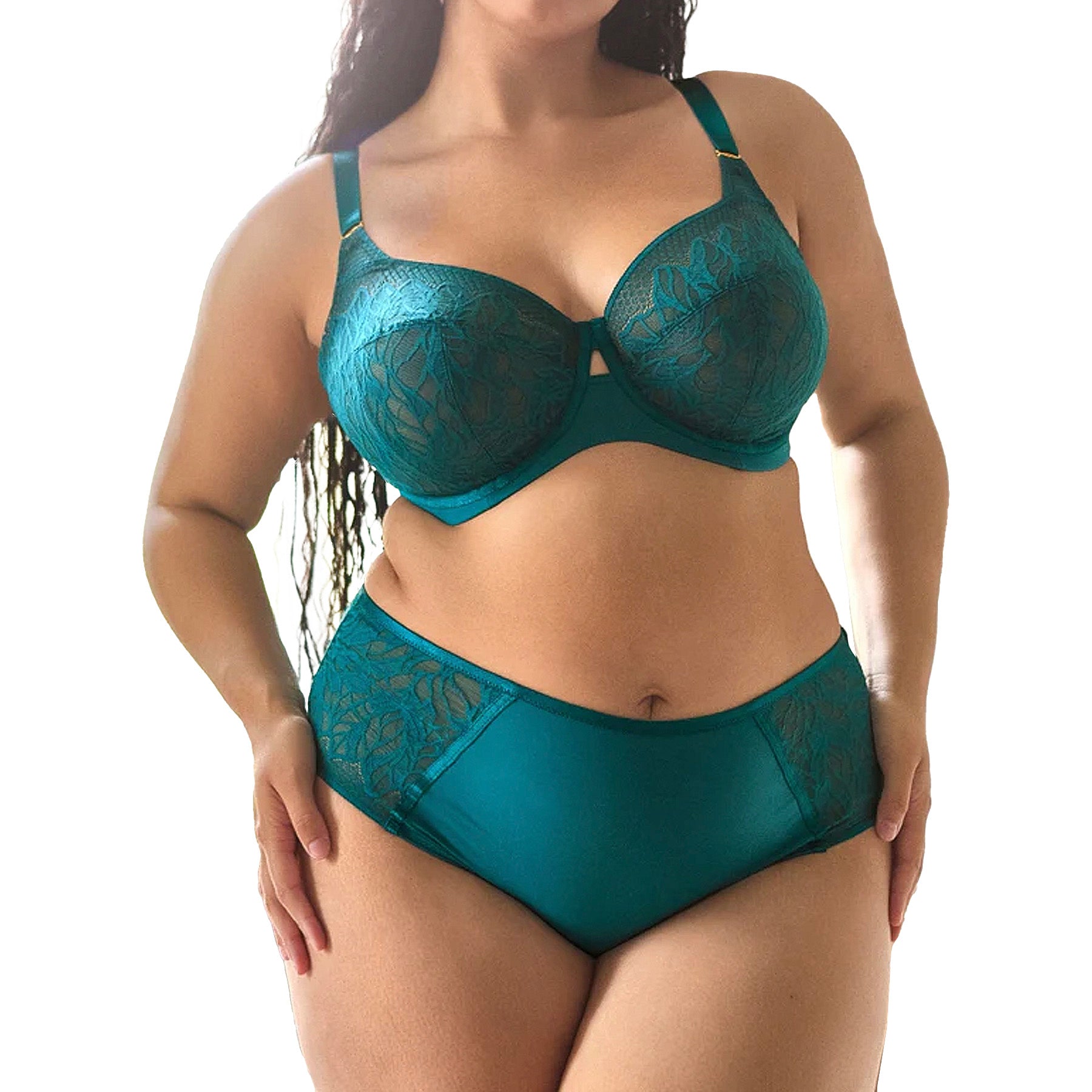 Panache Sculptresse Sophia Deep Brief 11192 Teal Blue Set