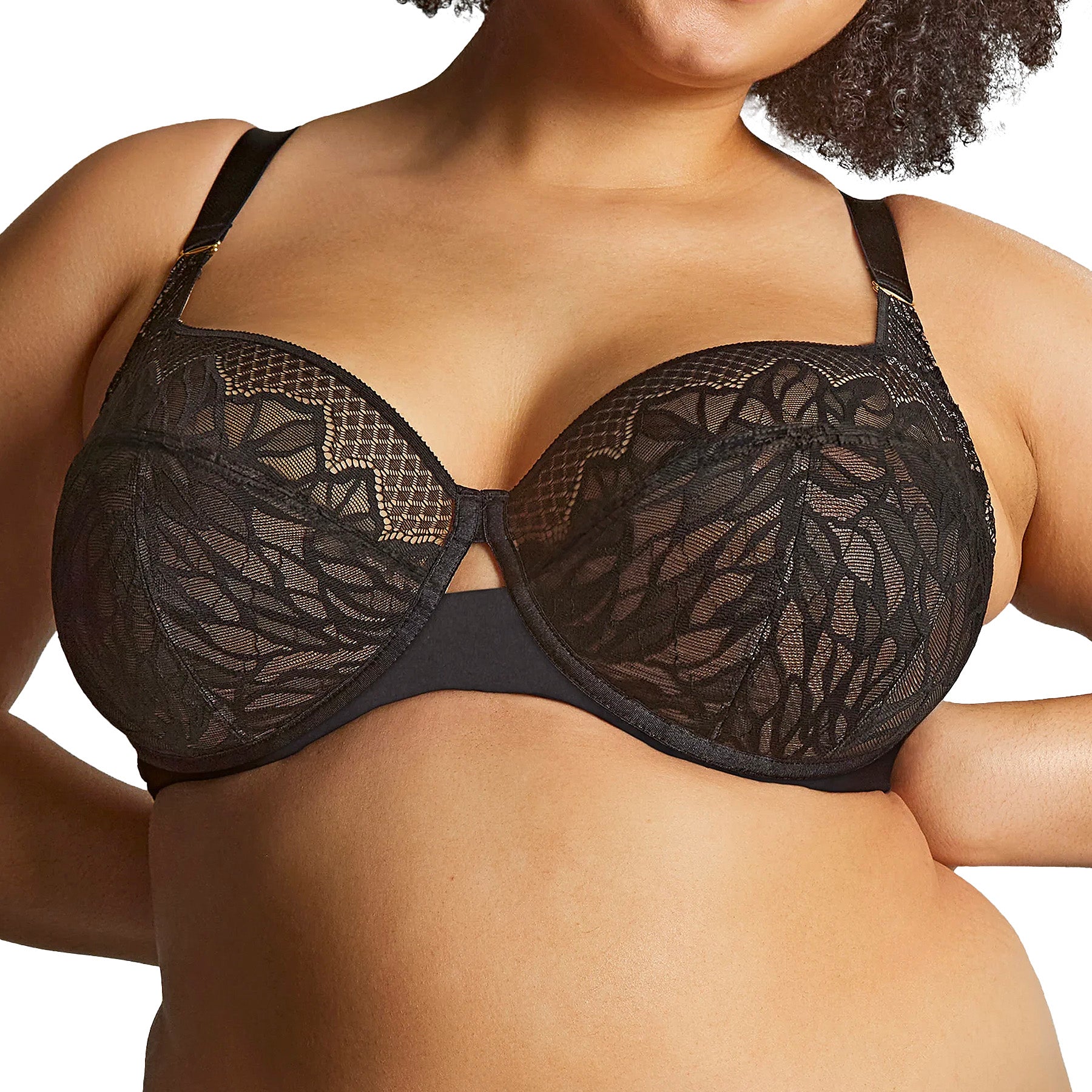 Panache Sculptresse Sophia Full Cup Bra 11195 Black Front