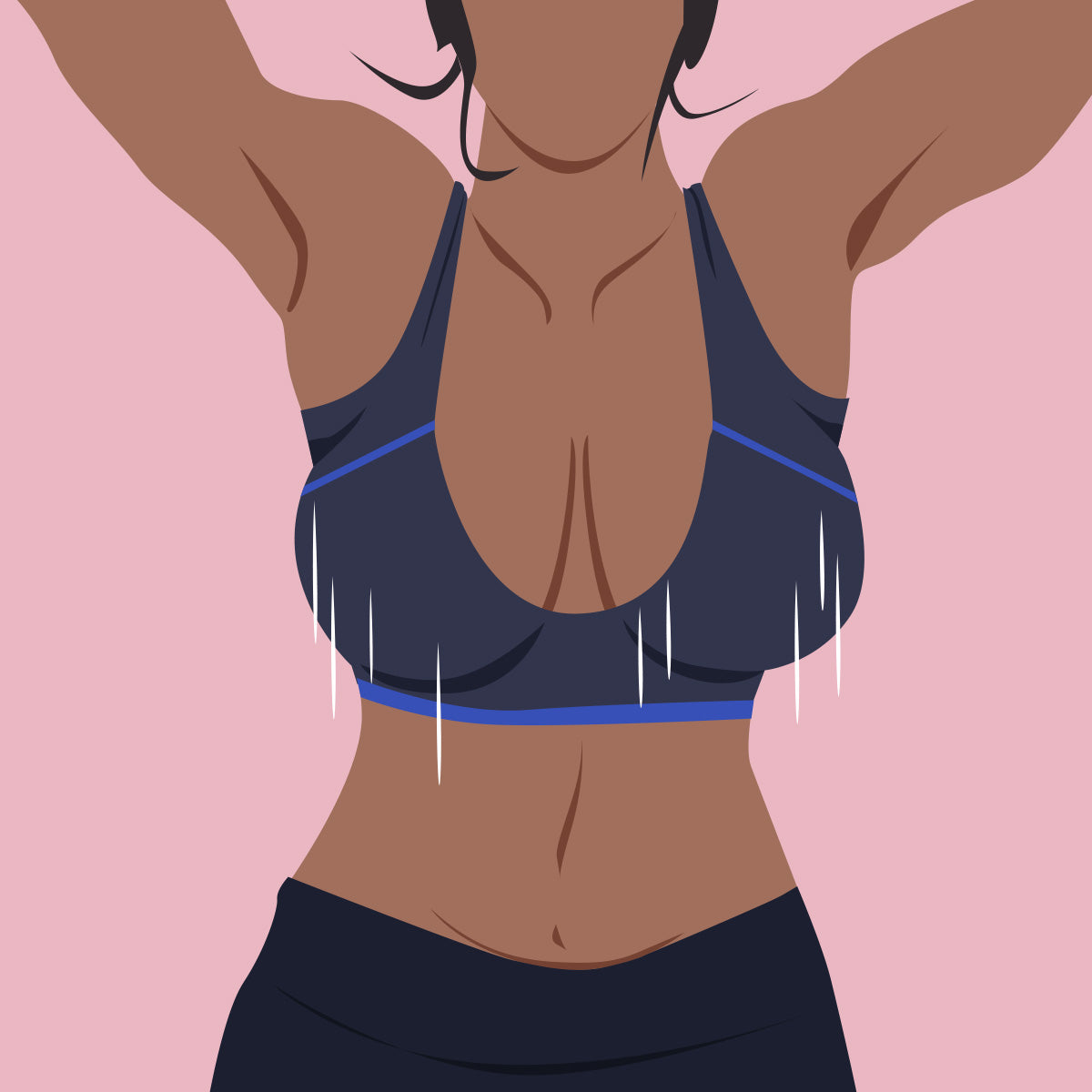 Sports bra fit issue: too much bounce or movement during exercise