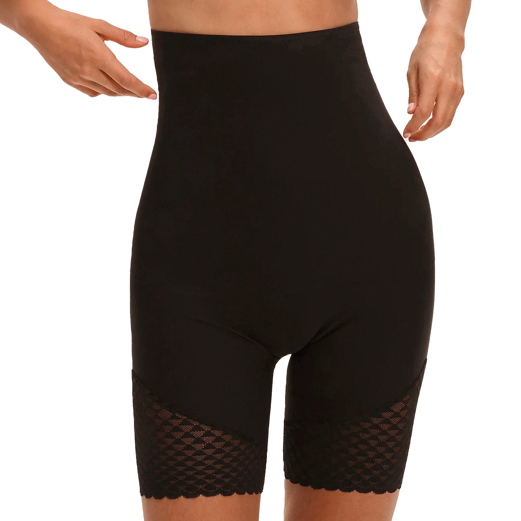 Simone Perele Subtile High Waist Shaper 19Y671 Black Front