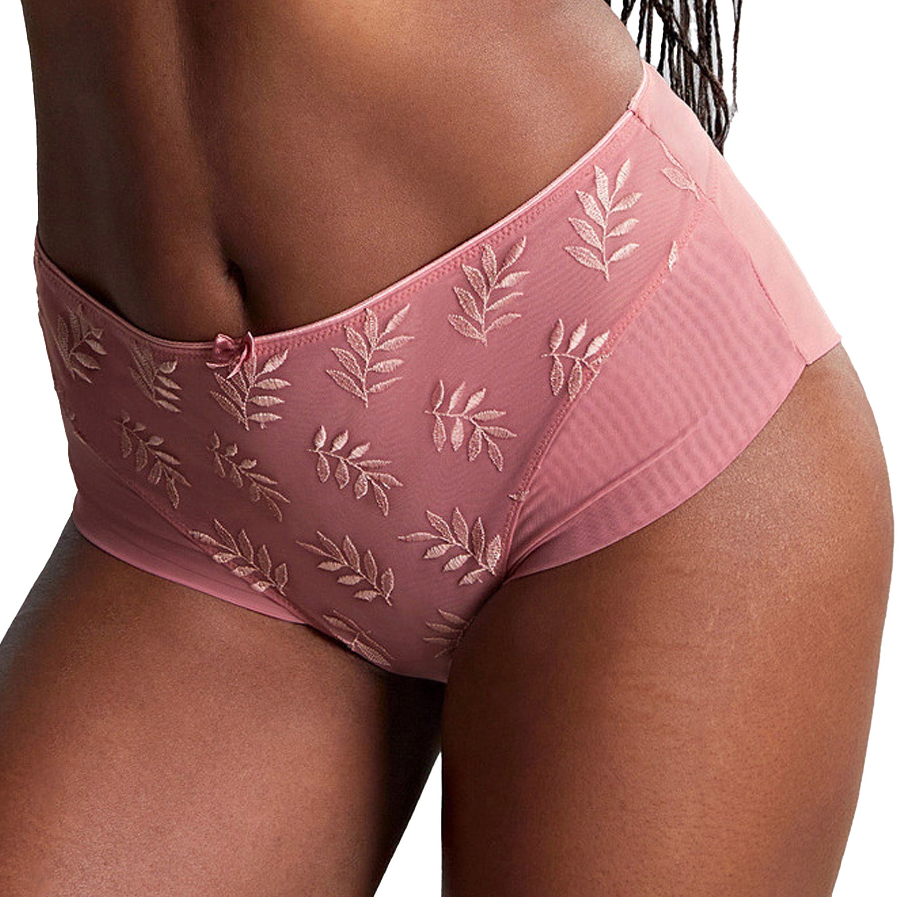 Panache Tango Deep Brief 9093 Soft Pink Front