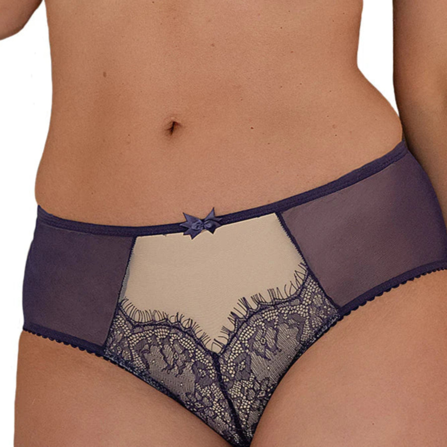 Fit Fully Yours Ava Lace Bikini Panty U2382 - Deep Purple