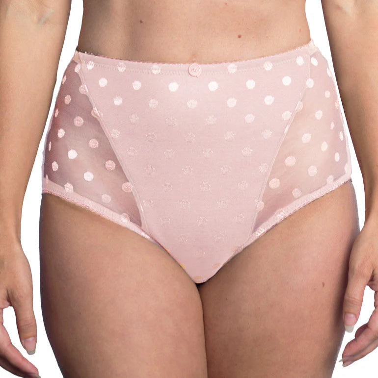Fit Fully Yours Carmen Polka Dot Brief U2493- Blush