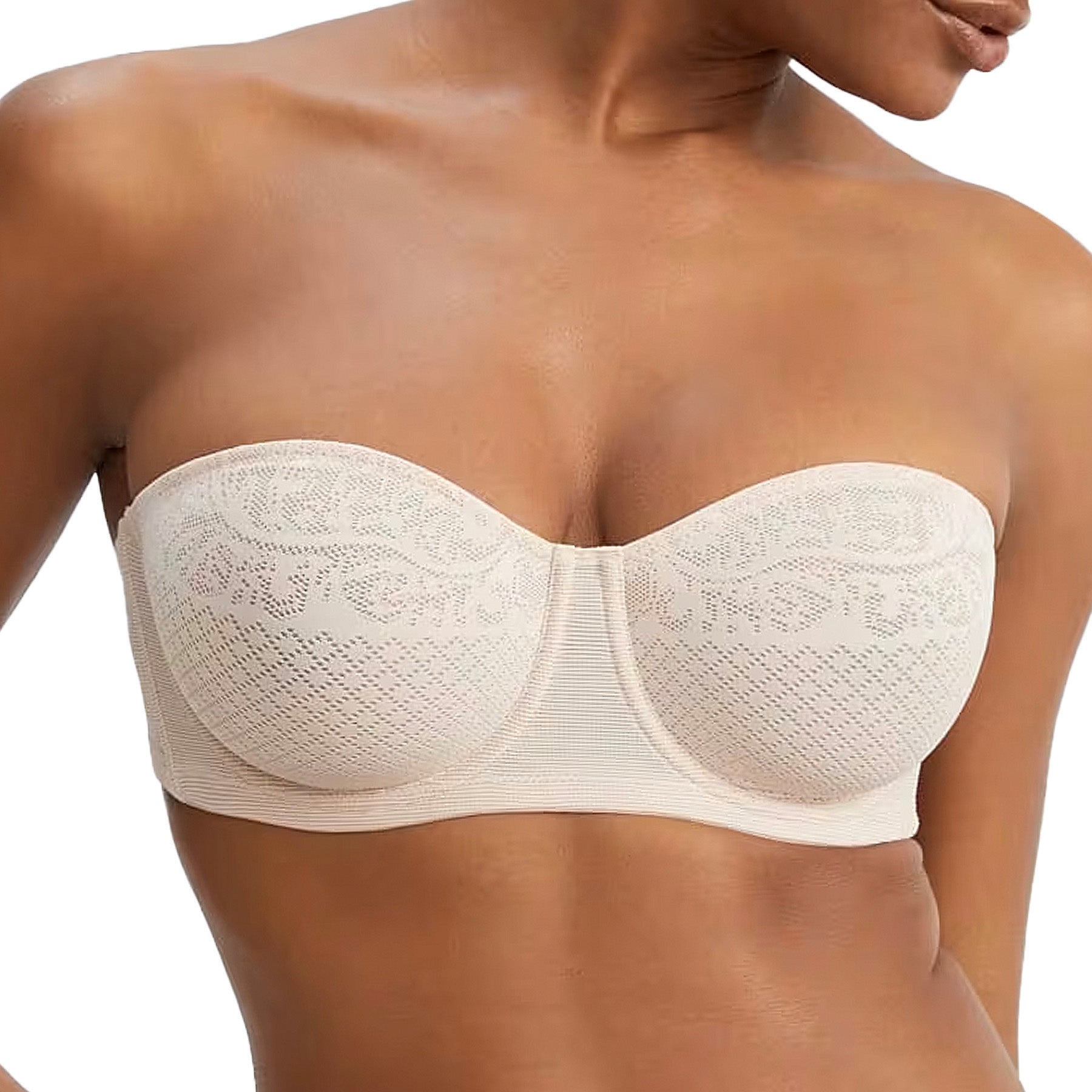 Wacoal Visual Effects Strapless Minimizer 854310 Sand Front