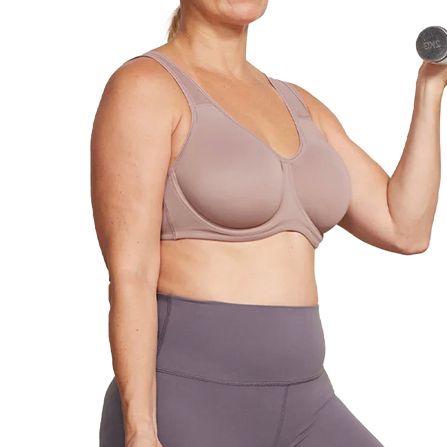 Wacoal Simone Underwire Sports Bra 855170 Dusky Purple Set