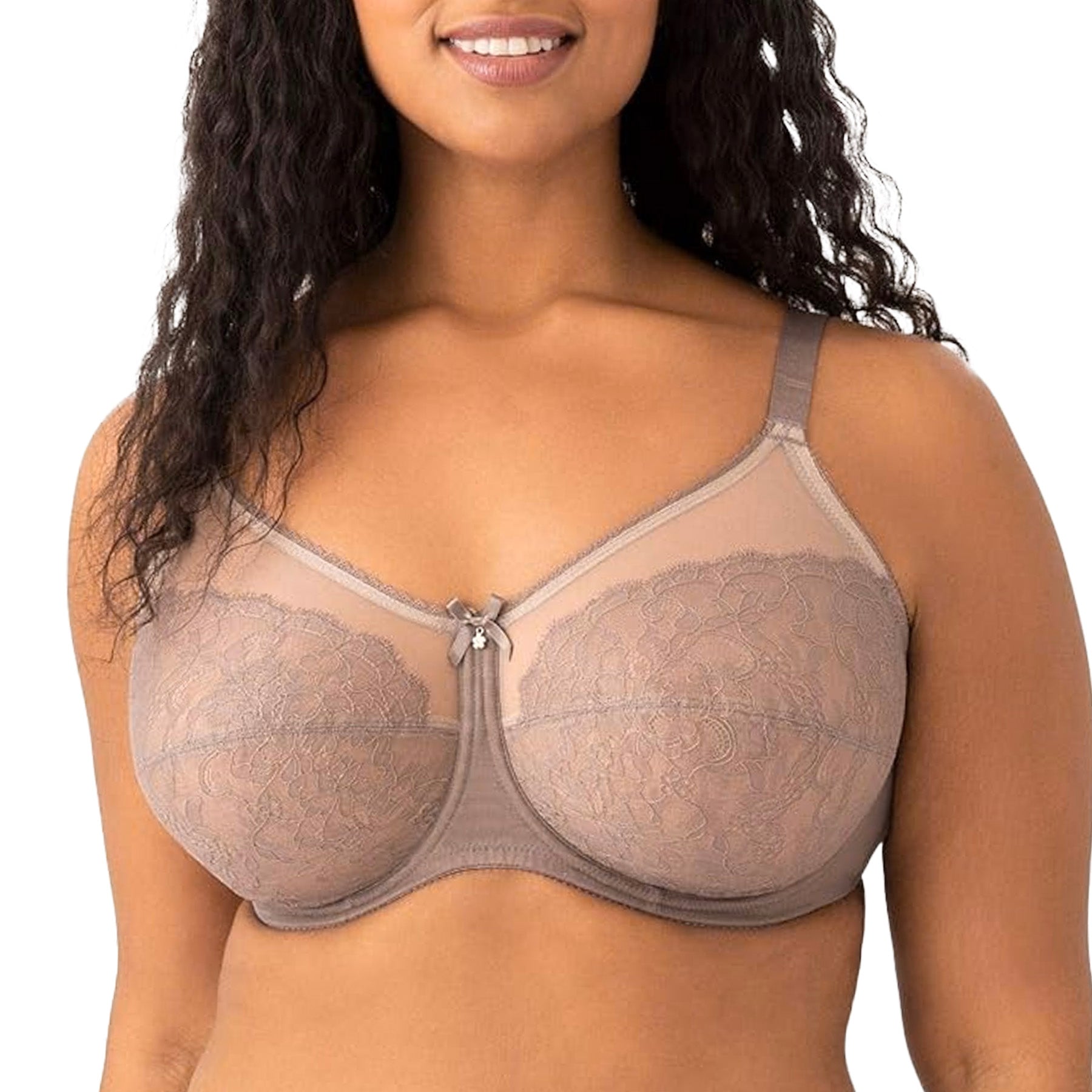 Wacoal Retro Chic Full Figure Underwire Bra 855186 Cappuccino