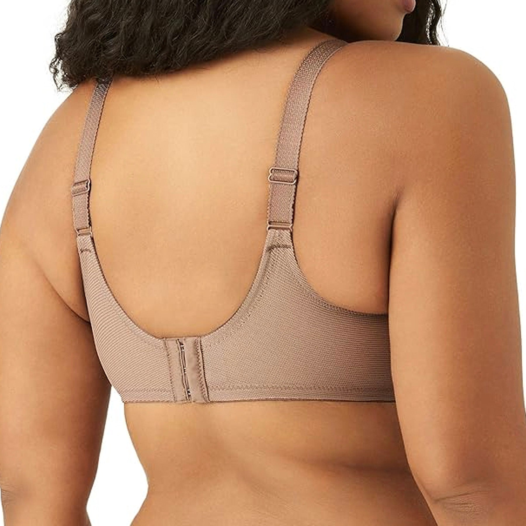 Wacoal Visual Effects Underwire Minimizer Bra 857210 Deep Taupe Back