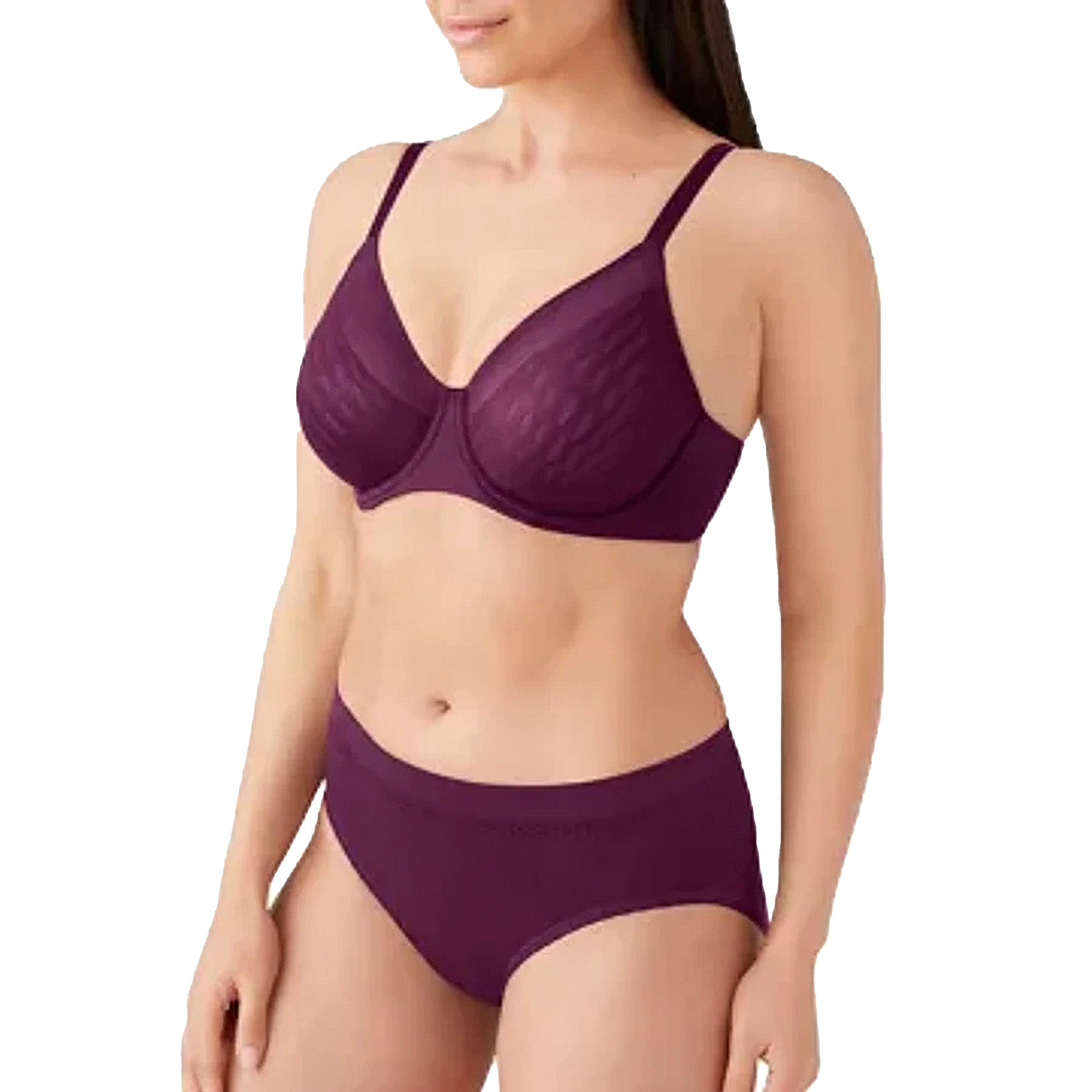 Wacoal Elevated Allure Underwire Bra 855336 Pickled Beet Set