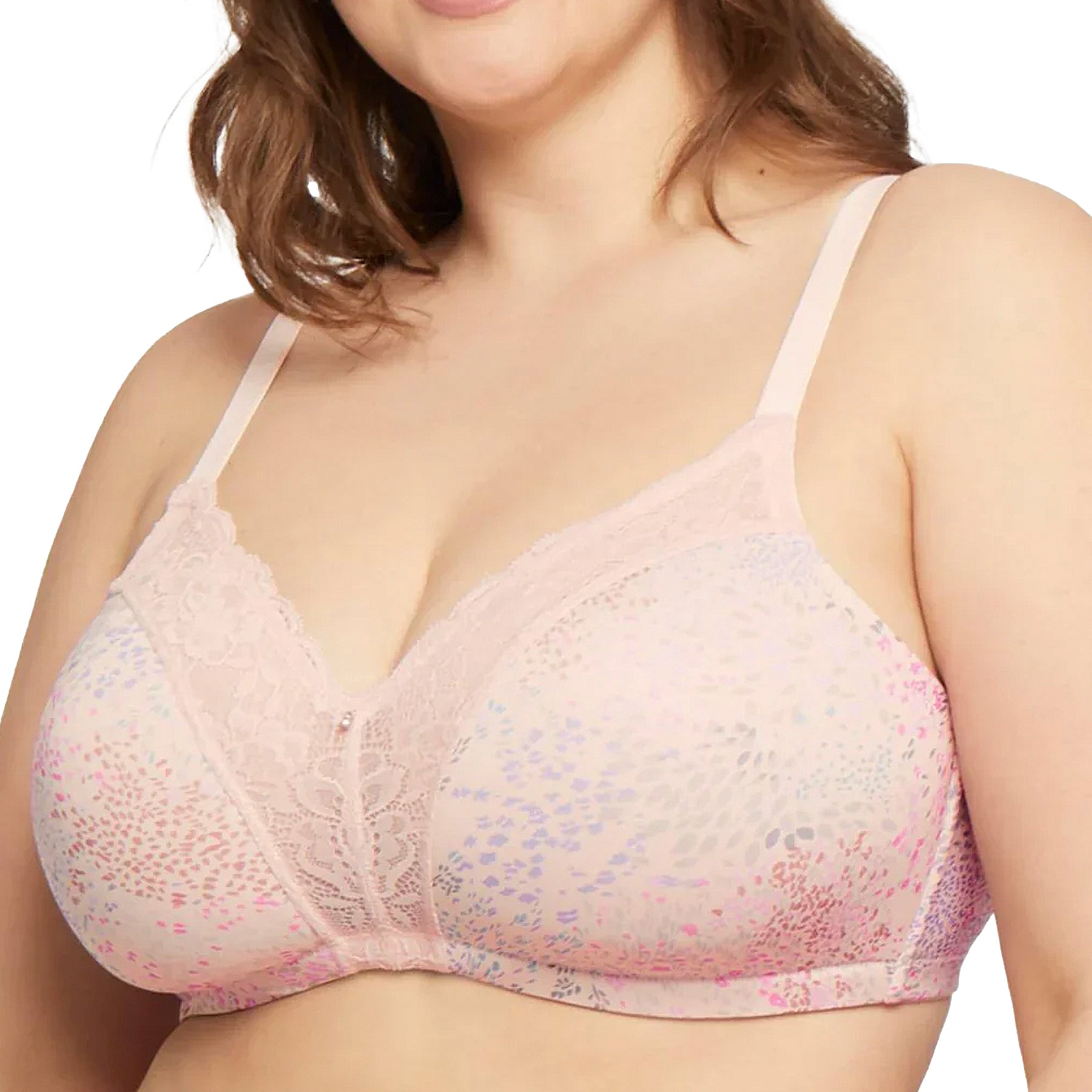 Montelle Wire-Free Dream Bra 9326 Flower Field Front