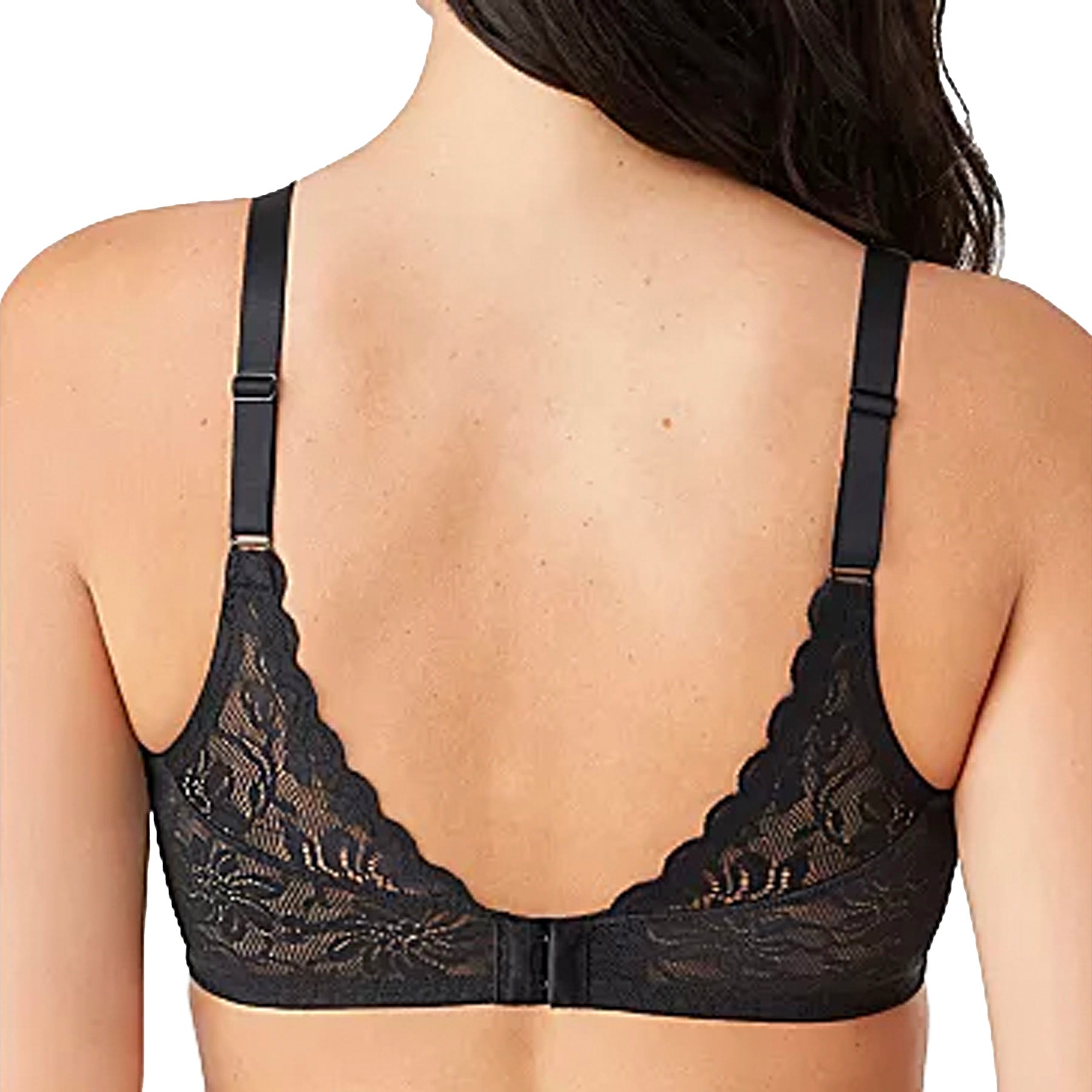 Wacoal Wire Free Nursing Bra 859321 Black Back