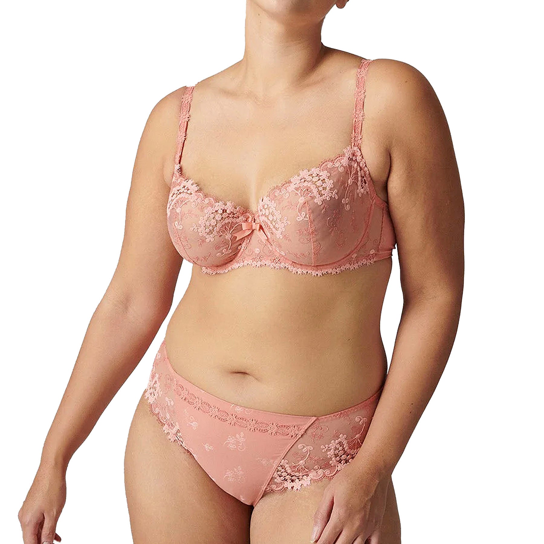 Simone Perele Wish Demi Cup Bra 12B330 Ginger Pink Set