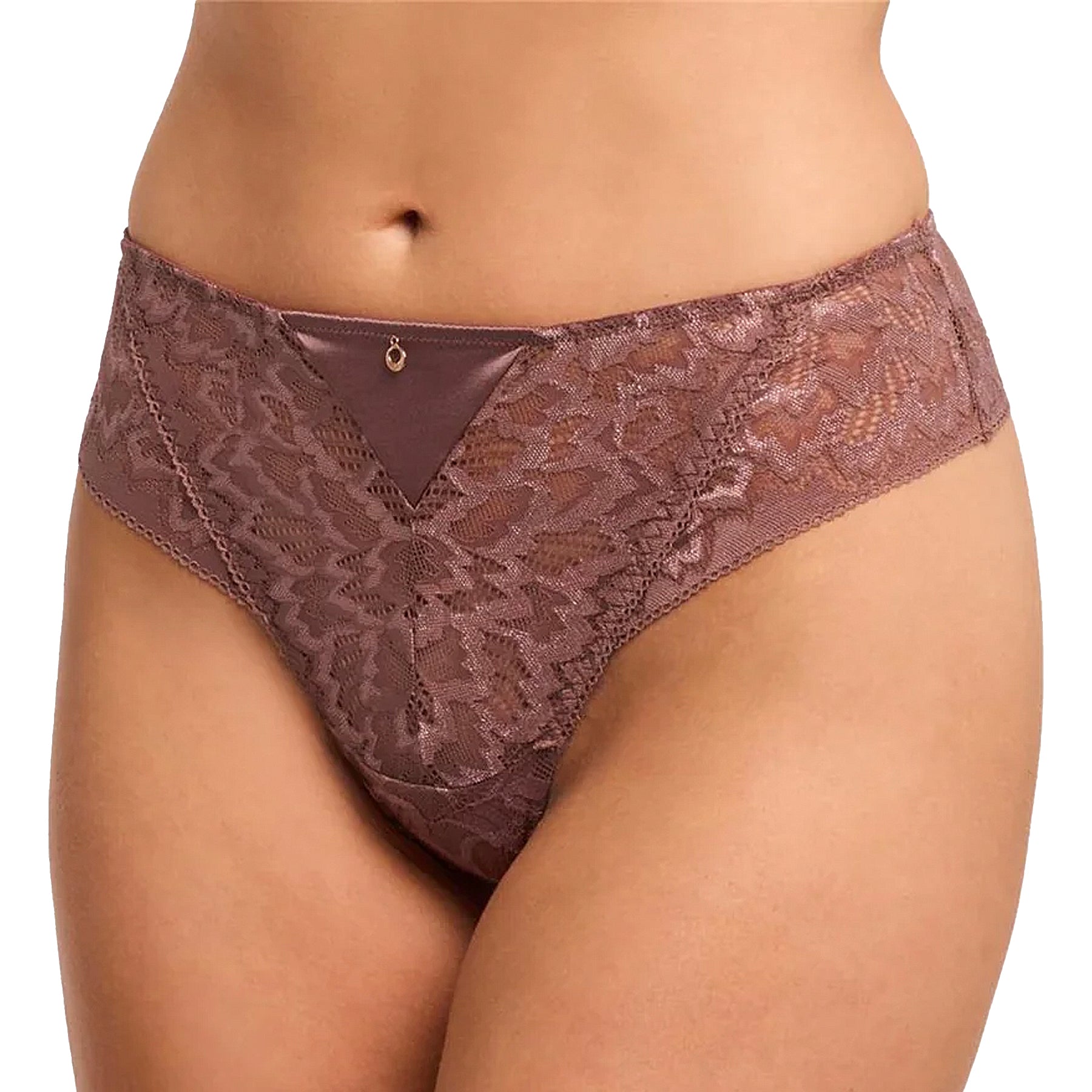 Montelle Thong 9708 Woodrose Front