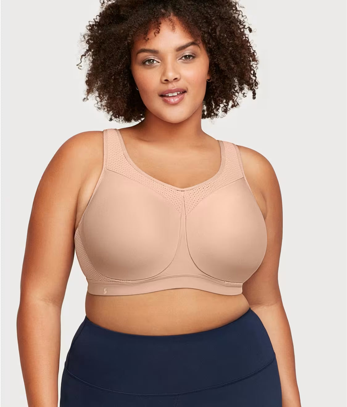 Glamorise High Impact Underwire Sports Bra 9066 - Cafe