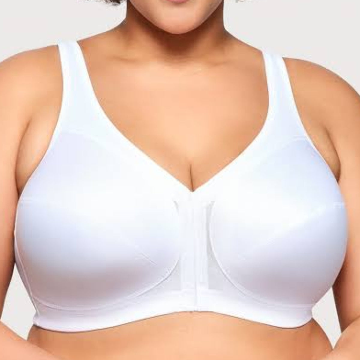 Glamorise MagicLift Front-Closure Posture Back Bra 1265 in White