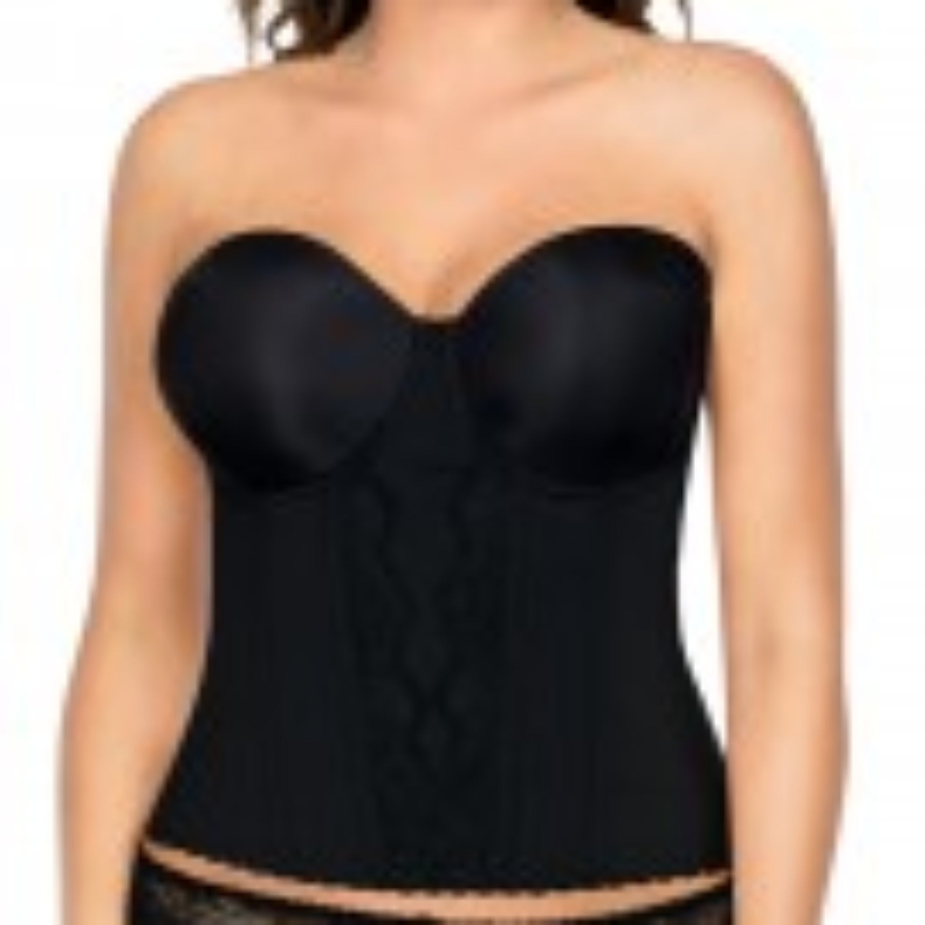 Parfait Elissa Low Back Bustier P5017 - Black