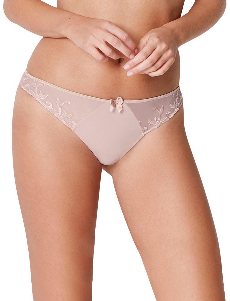 Simone Perele Andora Cotton Thong 131705 - Skin Rose