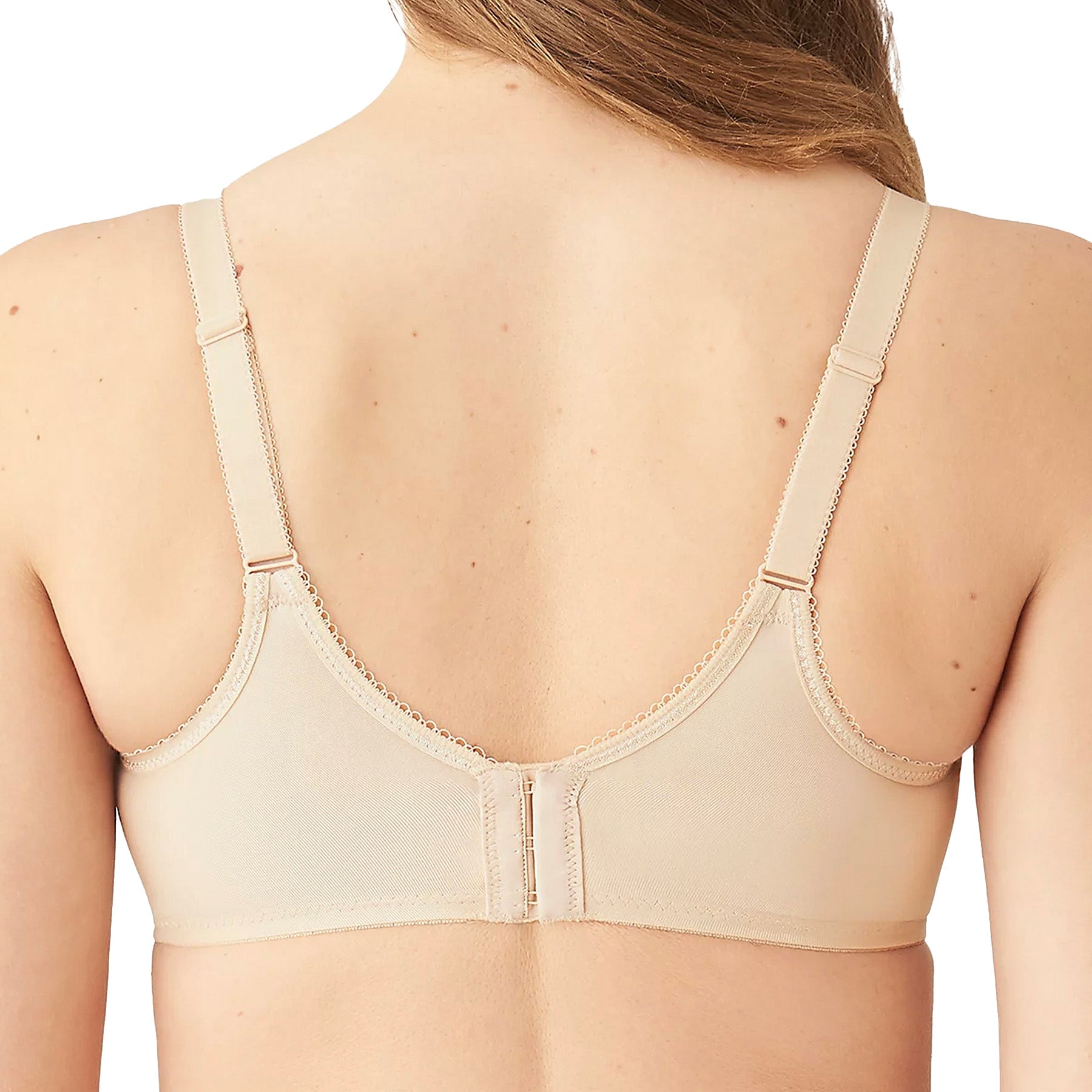 Wacoal Basic Beauty Full Figure Seamless Underwire Bra 855192 Natural Nude Back