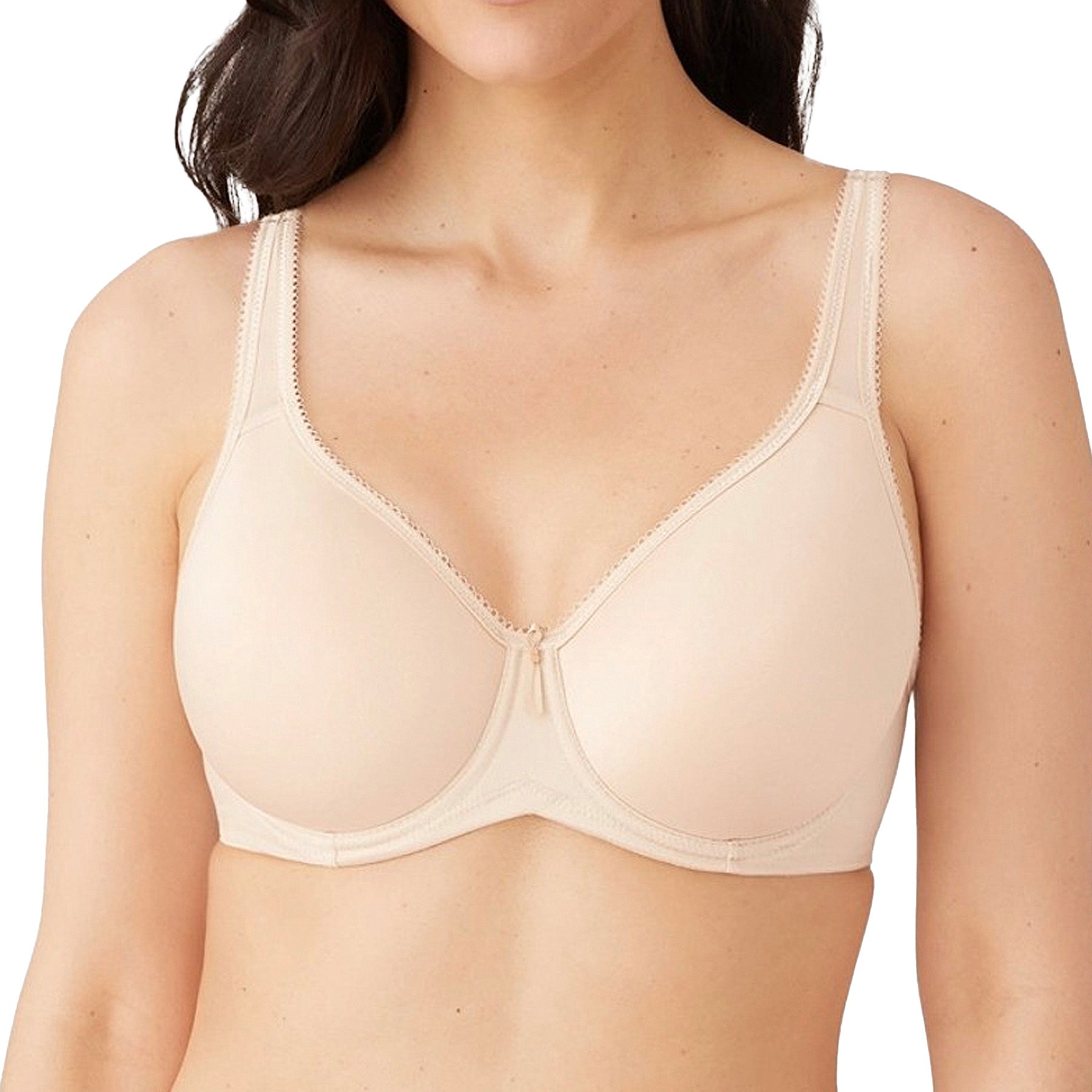 Wacoal Basic Beauty Spacer Contour Underwire Bra 853192 Sand Front
