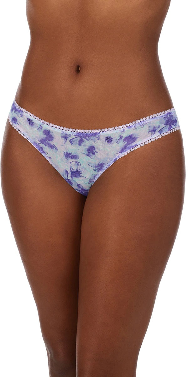 OnGossamer Triple Mesh Hip Bikini Panty 023150 - Violet Dream