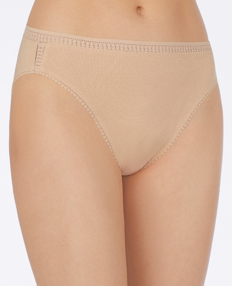 OnGossamer Cabana Cotton Hi-Cut Brief - Nude