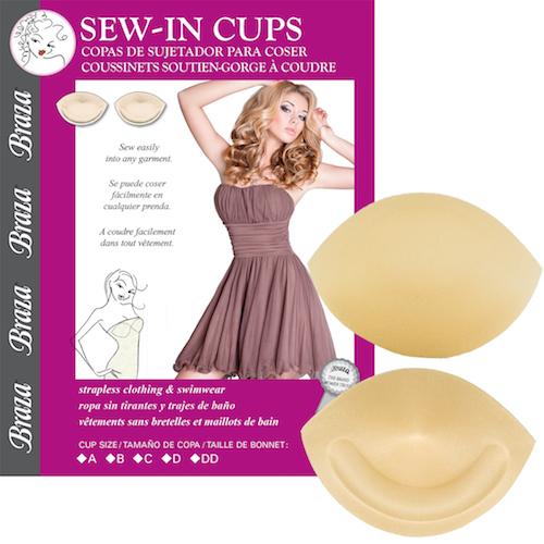 Braza BRZ-2600 Sew-In Cups - Nude
