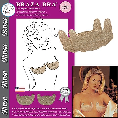 Braza BRZ-S/1000 Adhesive Bra - Beige