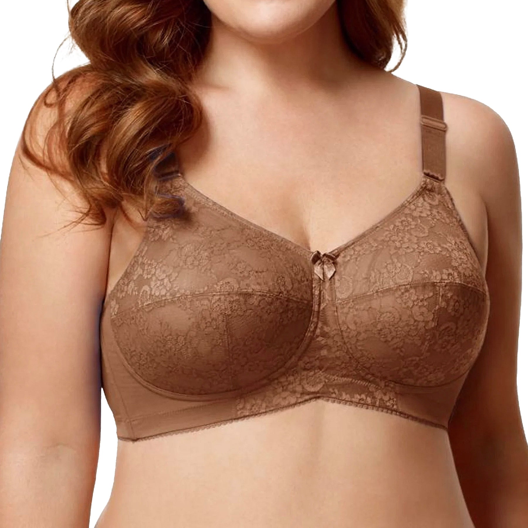 Elila Lace Soft Cup Bra 1303 Mocha Front