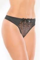 Fit Fully Yours Joyce See-Thru Lace Thong U2531 - Black