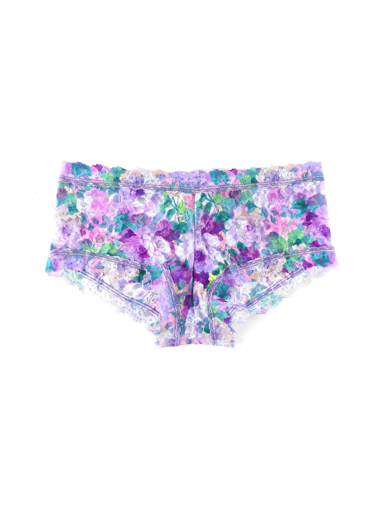 Hanky Panky Printed Signature Lace Boyshort PR4812 - Bathe in Petals