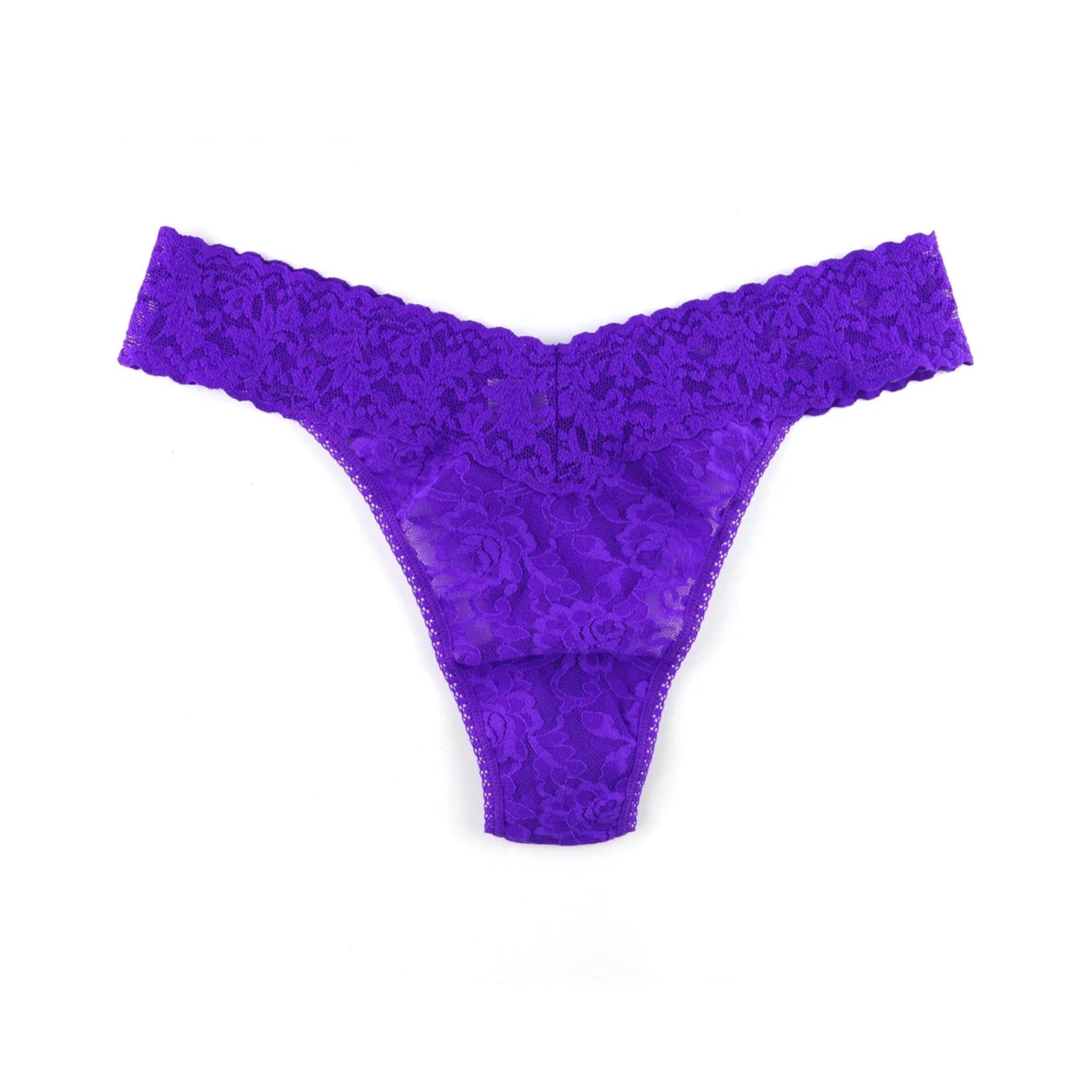 Signature Lace Original Rise Thong 4811P - Majestic Purple