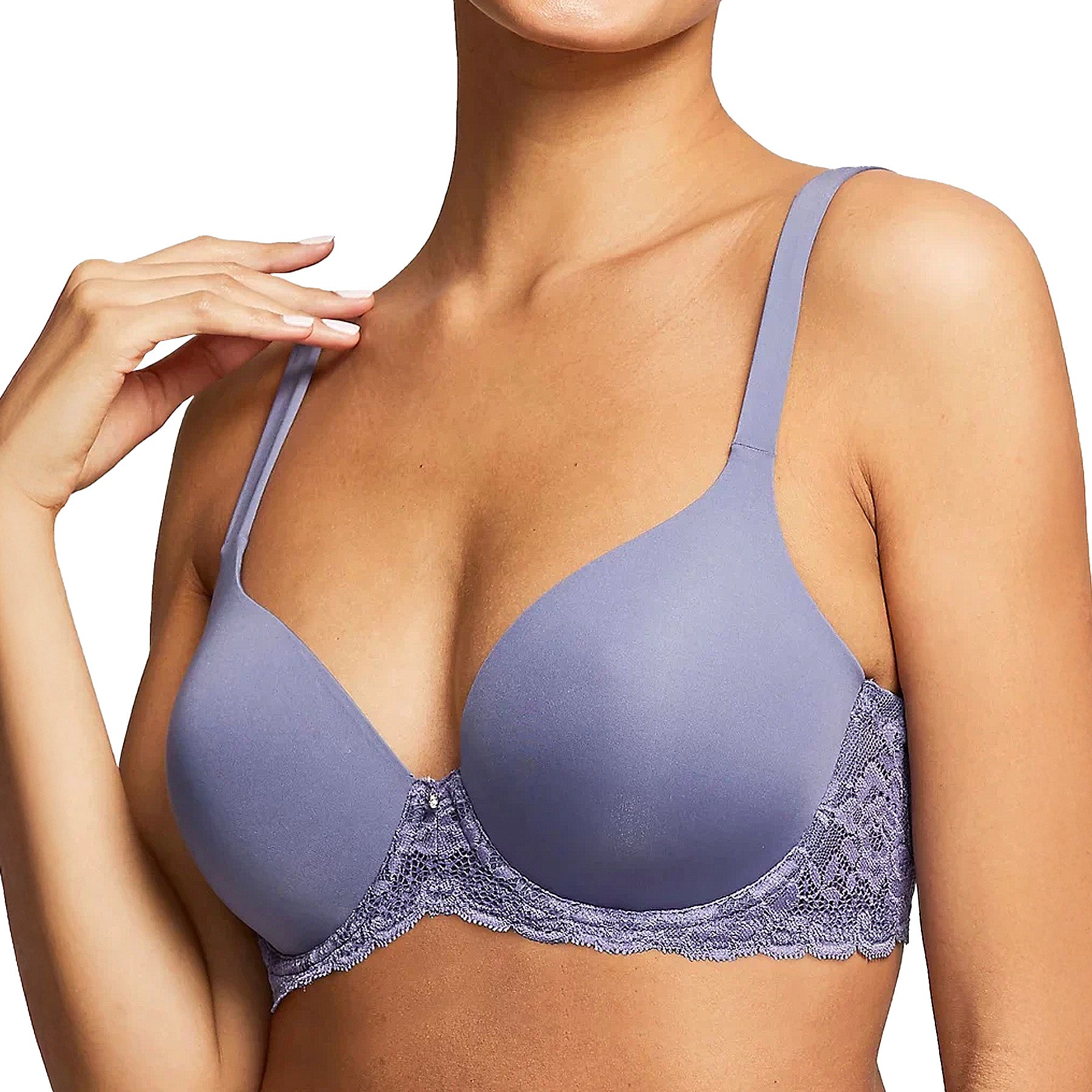 Montelle Pure Plus Full Cup T-Shirt Bra 9320 Steel Front