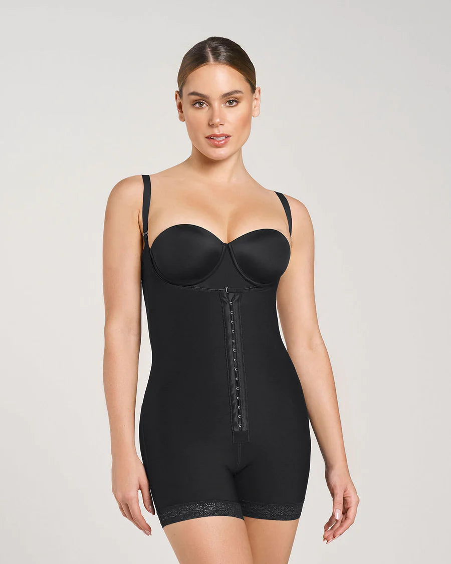 Leonisa Post Surgical Short Girdle w/Hook & Eye 018491 - Black