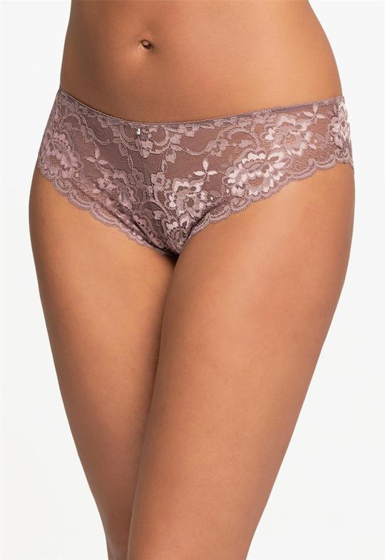 Montelle Signature Lace Brazilian panty 9001 - Rose Dust