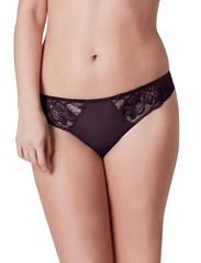 Simone Perele Promesse Tanga 12H710 - Deep Charcoal