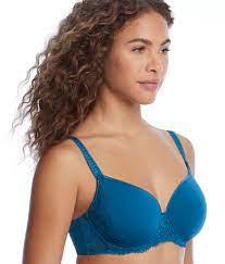 Simone Perele Promesse 3D Plunge Spacer Bra 12H315 - Baltic Blue