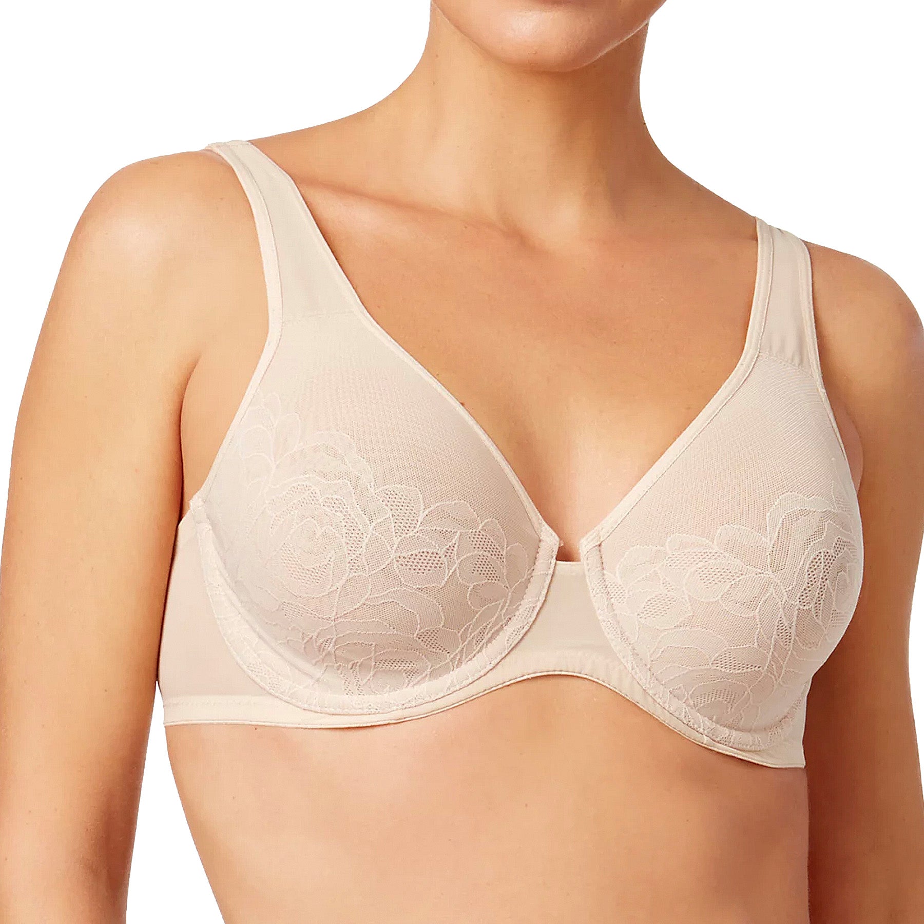 Wacoal Stark Beauty Underwire Bra 855225 Sand Front