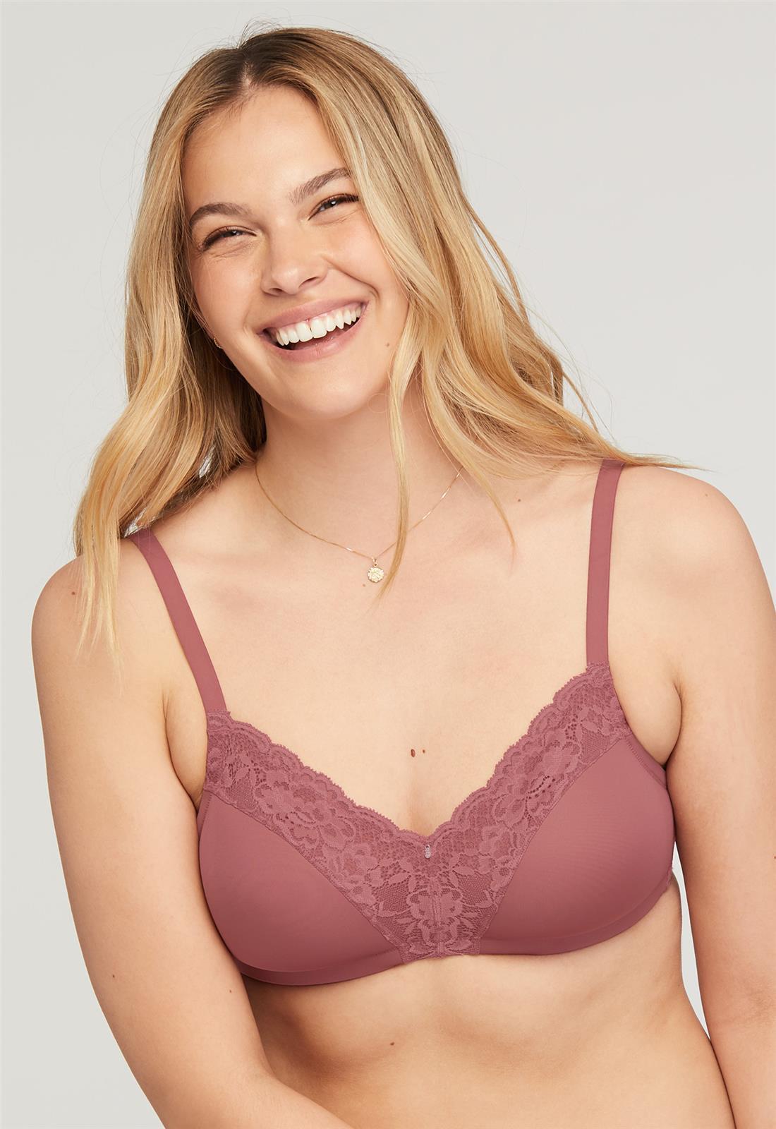 Montelle Wire-Free Dream Bra 9326 - Mesa Rose