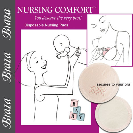 Braza BRZ-3020 Nursing Comfort Pads - Nude