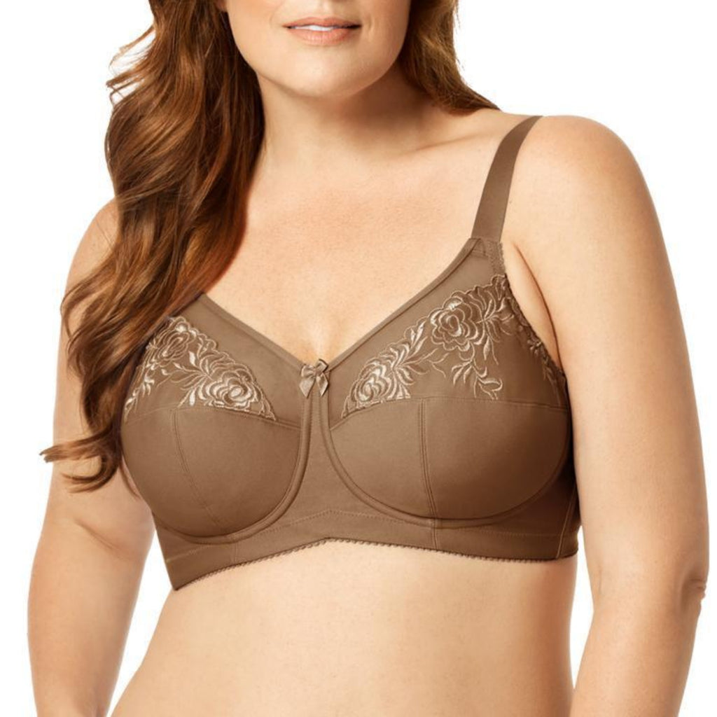 Elila Embroidered Soft Cup Bra 1301