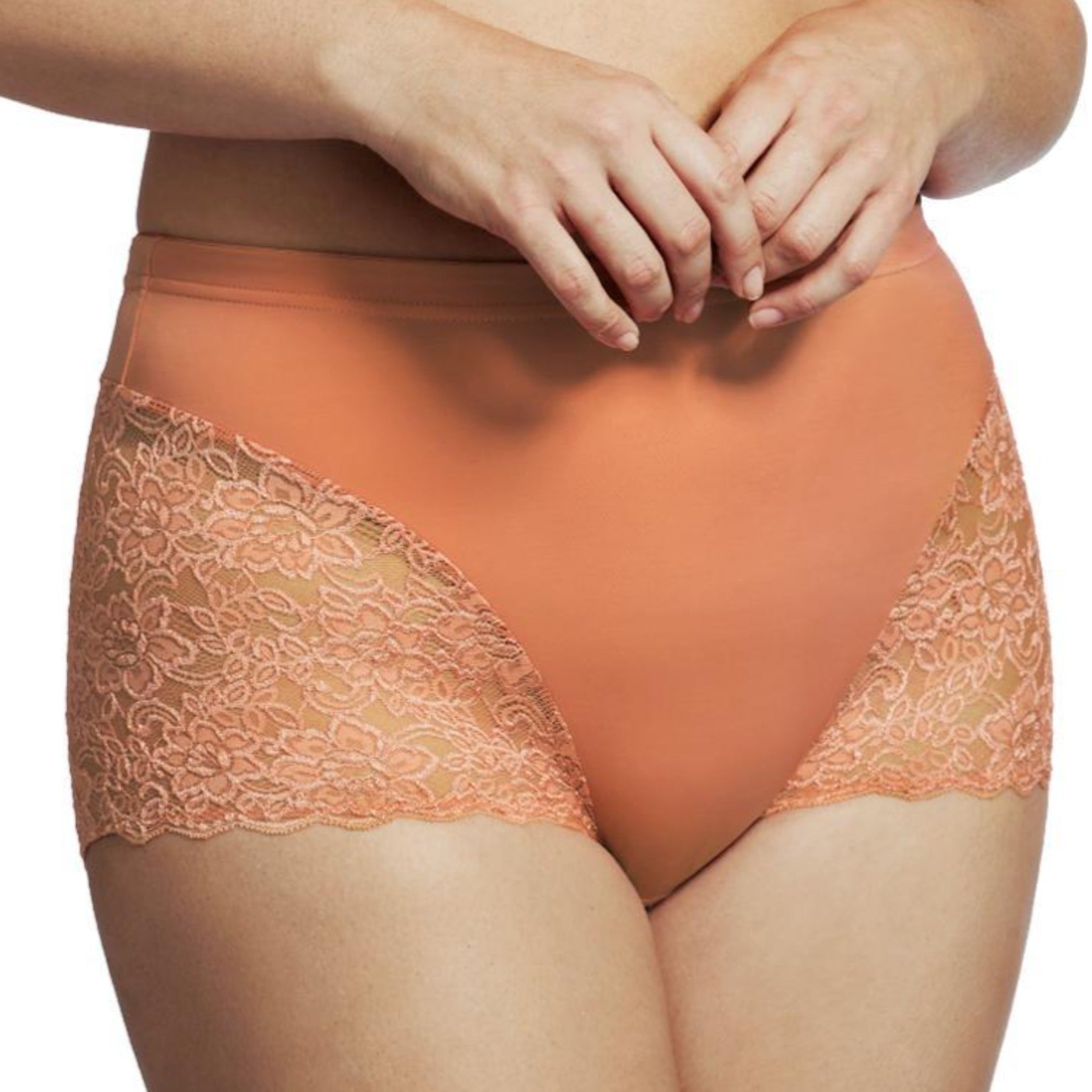 Cheeky Stretch Lace Panty 3311 - Coral