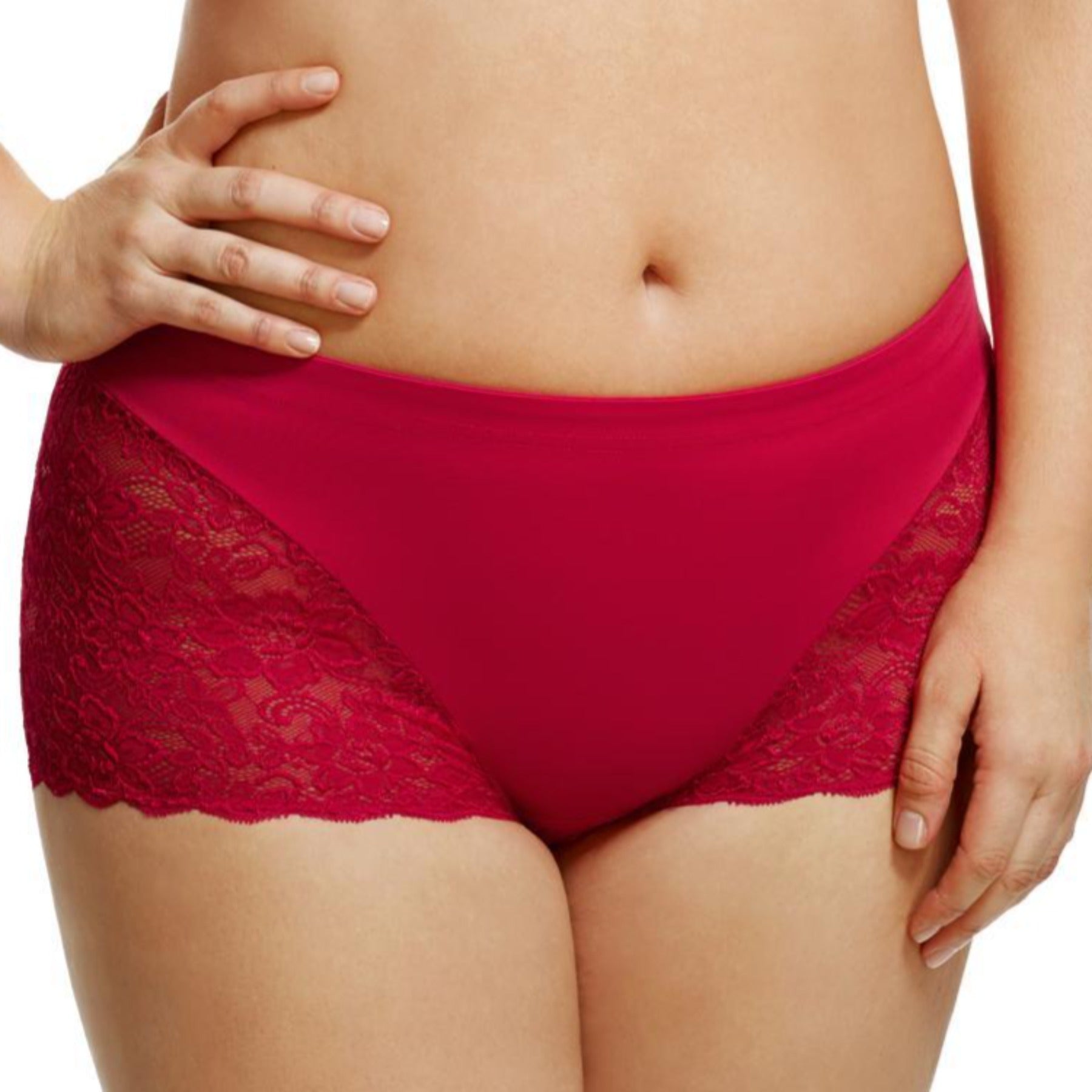 Cheeky Stretch Lace Panty 3311 - Red