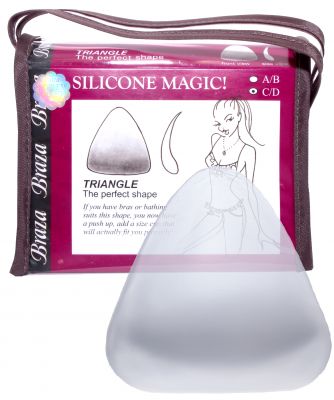 Braza BRZ-7100 Silicone Breast Enhancers - Clear