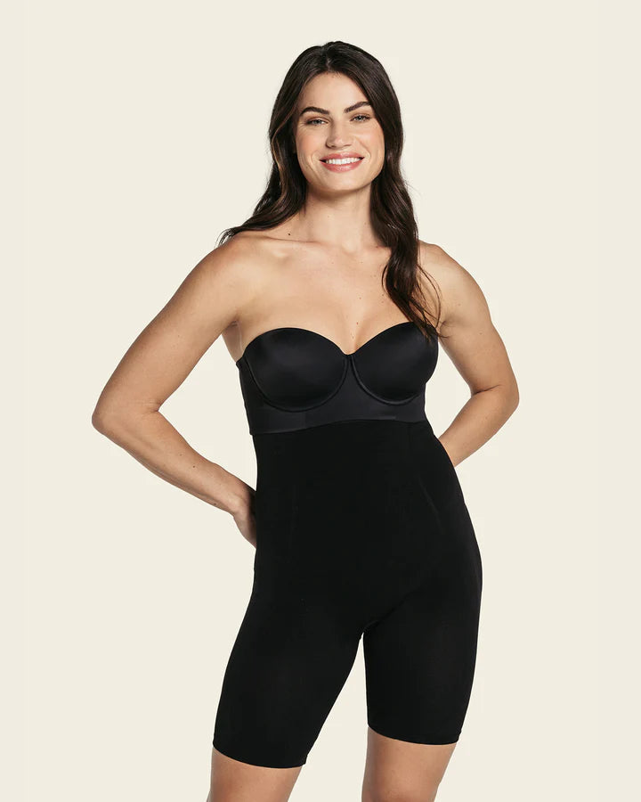 Leonisa Invisible Extra High Waisted Shaper Short 012807 - Black