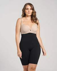Leonisa Extra High-Waisted Firm Shaper Short 012940 - Black
