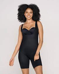 Leonisa Undetectable Step-in Mid-Thigh Body Shaper 018483 - Black