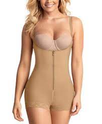 Leonisa Firm Compression Boyshort Body Shaper with Butt Lifter 018491 - Nude