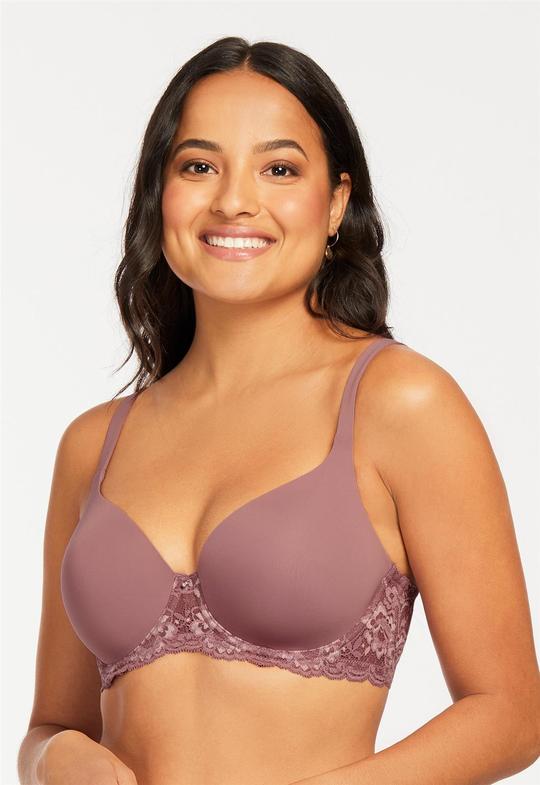 Montelle Pure Plus Full Cup T-Shirt Bra 9320 - Mauve Mist
