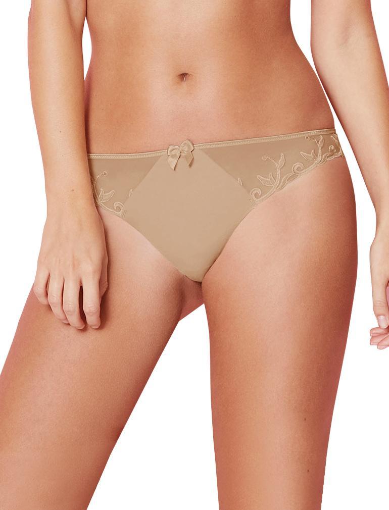 Simone Perele Andora Cotton Thong 131705 - Skin Rose