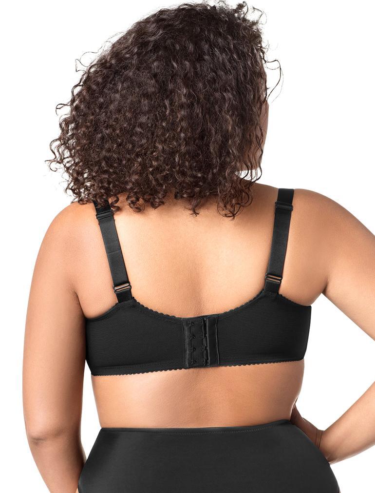 Elila Tulip Embroidered Underwire Bra 2801 - Black